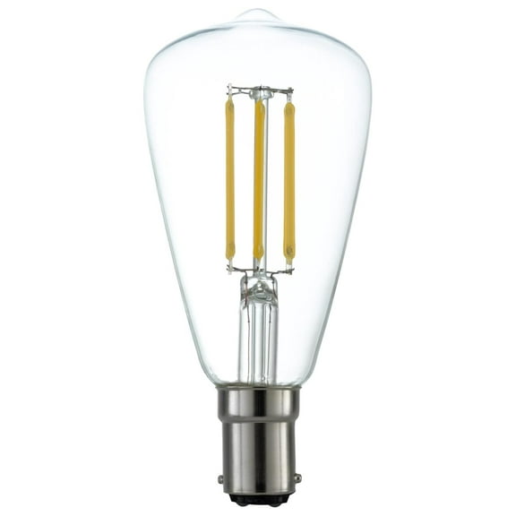 RV LED Edison Bulb Dimmable - 12V Vintage Style Light Bulbs, Neutral White 3500K, 3.5W, 600 Lumens, 15000 Hours Long Lasting for Camper, Boat, Home