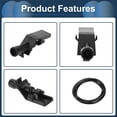 thumbnail image 7 of Unique Bargains Windshield Washer Nozzle Front Windshield Spray Nozzles Wiper Spray Washer Jet With 1.2 Meter Fluid Hose No.76810TP6A01 for Honda HR-V 16-17  Black, 7 of 7