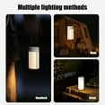 thumbnail image 6 of Gnmfd Camping Emergency Light Portable Rechargeable LED Ambiance Lamp Four Modes Handheld Hanging Standing for Outdoor Hiking Tent Night Lights Plug Into Wall Lights for Room, 6 of 6