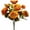 Orange, variant on HAOSHICS 3 Packs Artificial Sunflowers Flowers, European Style Oil Painting Sunflower Bouquet, Faux Silk Sunflower Bunches for Home Garden Wedding Office Coffee shop Hotel Decor (Navy blue)