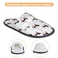 thumbnail image 3 of KLL Dachshund Dog Slippers for Women Men House Slip on Indoor Outdoor Bedroom Furry Fleece Lined Ladies Comfy Anti-Skid Rubber Hard Sole-Medium, 3 of 8