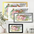 thumbnail image 4 of Designart 'Colourful Birds and Vibrant VIntage Flowers' Traditional Framed Art Print, 4 of 4