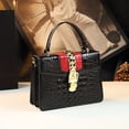 thumbnail image 3 of Bolso de mano de piel de cocodrilo de diseñador nuevo a la moda para mujer, bolsos cruzados para mujer, bolsas para mujeres, 3 of 4