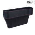 thumbnail image 1 of CARTTOU Car Seat Pockets PU Leather Car Console Side Organizer Filler Catch Storage Box, 1 of 8