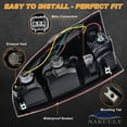 thumbnail image 4 of Conjunto de luces traseras Nakuuly 2005-2015 para Toyota Tacoma Red Halogen, 4 of 7