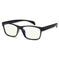 thumbnail image 1 of GAMMA RAY 003 UV Glare Protection Amber Tinted Computer Readers Glasses Anti Harmful Blue Rays in Shatterproof Memory Flex Frame - +0.00 Magnification, 1 of 2