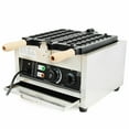 thumbnail image 6 of Miumaeov Commercial Waffle Maker Mini Non-Stick Dutch Pancake Baker 1500W Electric Bubble Skewer Waffle Bites Ball Machine, 6 of 13