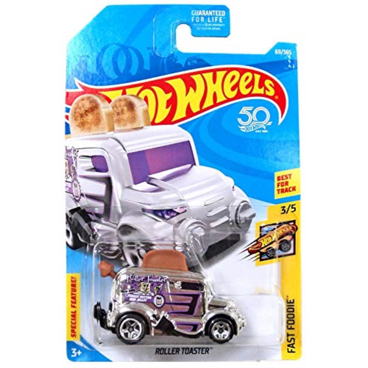 DieCast Vehicles Chrome Toaster Car 69/365 Hot Wheels 2018 50th