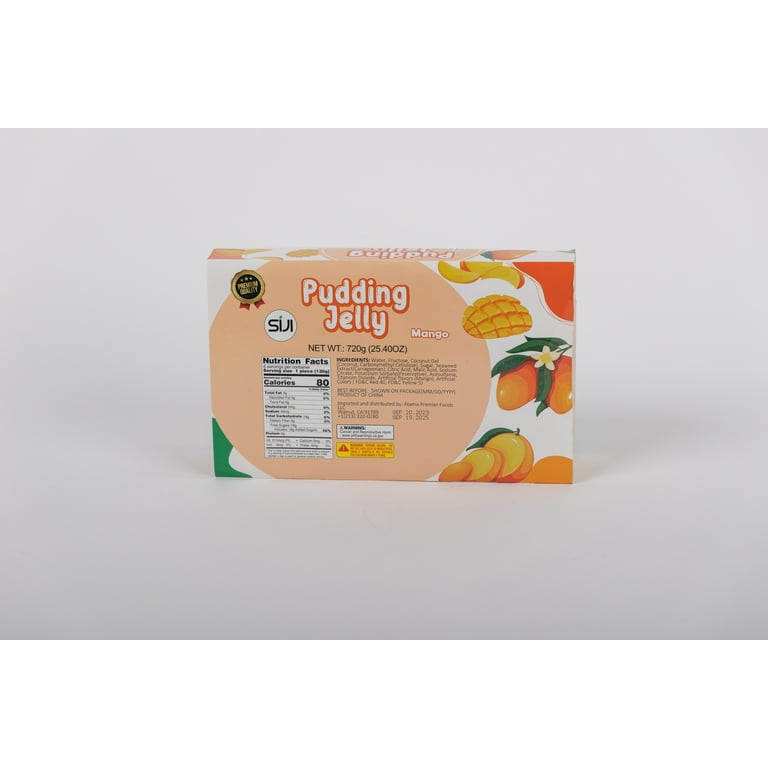 Puding Assorted Jelly 6 Cup x 3.5oz Delight Snack by Siji
