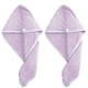 thumbnail image 1 of Paquete de 2 toallas para el cabello para mujeres, gorro de toalla para la cabeza, toalla turbante para cabello largo y rizado antiencrespamiento, 1 of 5