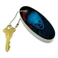 thumbnail image 2 of IT: Chapter 2 Blue Pennywise Floating Keychain Oval Foam Fishing Boat Buoy Key Float, 2 of 5