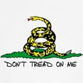 thumbnail image 3 of CafePress - Don't Tread On Me Ringer T - 100% Cotton Ringed T-Shirt, 3 of 4