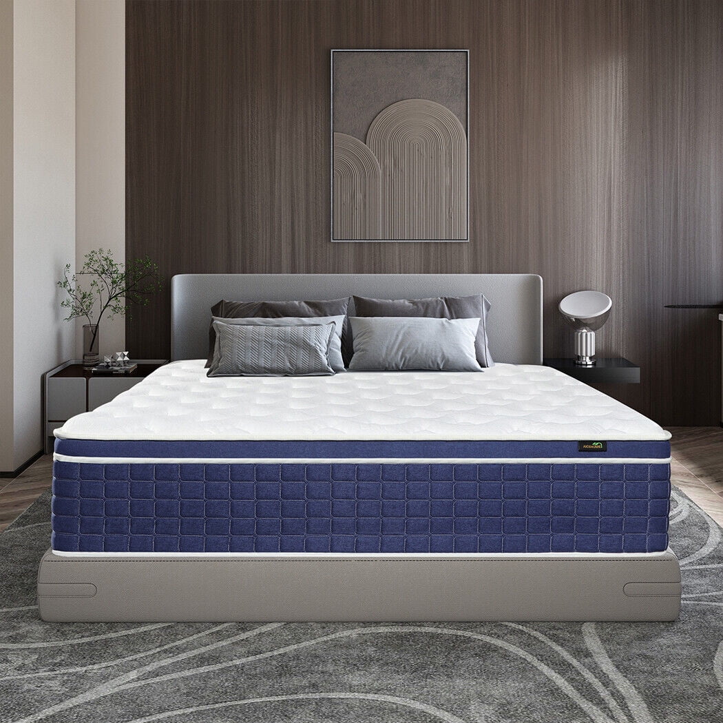 AICEHOME 14 inch Hybrid Mattress Pocket Spring Memory Foam Mattress in