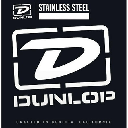 Dunlop - DBS45105 - Medium Stainless Steel Bass Guitar 4 String Set - (Best Strings For Fretless Bass)
