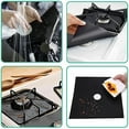 thumbnail image 5 of CheAAlet Reusable Teflon Gas Stove Protector Liner Cover - Heat Resistant, Trimmable, Easy to Clean Black, 5 of 8
