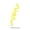 Yellow, variant on COM1950s Flexible Straws, Reusable Bendable Drinking Straws for Travel, Party Supplies, Easy To Clean, 8 Count