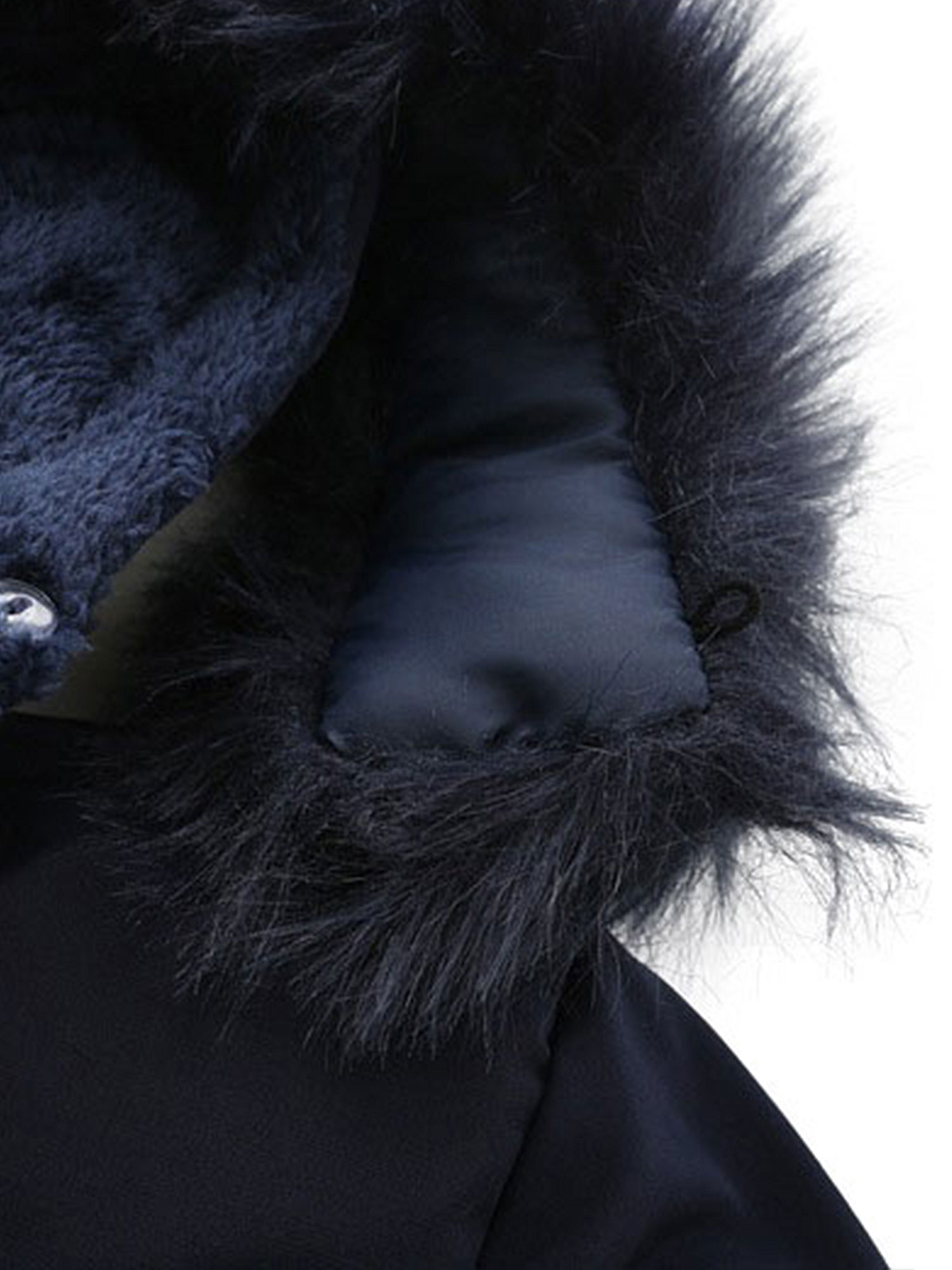 women's anorak jacket with fur hood