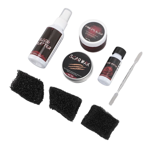 Special Effect Makeup Set, Face Paint Kit Long Lasting Smudge Proof for Theme Party Carnival