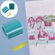 thumbnail image 5 of Cinta de papel adhesiva sin costuras de 2 rollos Cinta artesanal sin rastro para la fabricación de colgantes epoxi, 5 of 5