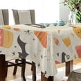 thumbnail image 4 of Yayeee Tablecloths for Rectangular Tables 60 x 108 inch Party Table Cover, Halloween Cute Pumpkins, 4 of 6
