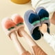 thumbnail image 5 of Zapatillas para el hogar melocotón chinelos, chanclas para mujer, piel de dibujos animados, invierno, cálido, antideslizante, zapatos kawaii, 5 of 5