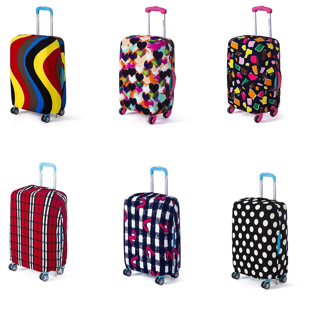 Luggage Cover Suitcase Protection Baggage Dust Cover Trunk Set Case For Travel Suitcase E L