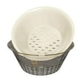 thumbnail image 2 of Cesta organizadora de cocina | Drenador de plástico seguro para alimentos, contenedor de almacenamiento para ahorrar espacio para verduras, utensilios | Resistente y fácil de limpiar | Multiusos, 2 of 6