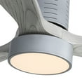 thumbnail image 4 of Sofucor 52" Flush Mount Ceiling Fan with Dimmable Light and Remote Control, 3 Blades W/ Reverse Airflow, Grey, 4 of 10