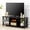 Black, variant on TV Cabinet with Open Storage, TV Console Unit with Shelving for Living Room, Entertainment Room