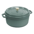 thumbnail image 1 of STAUB la COCOTE 5,25 L Cocotte Ronde en Fonte, Eucalyptus, 1 of 9