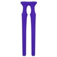 thumbnail image 3 of Jhaoyu Bas Résille Filet pour Femmes Collants Bas Cuisse Haute Violet Taille Unique, 3 of 4
