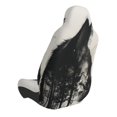 thumbnail image 2 of Wukai Double Exposure Cat Forest Full Set Car Seat Covers with Soft Padding Universal Auto Front Seats Protector and Cushion Mat, 2 of 5