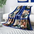 thumbnail image 3 of Personalized Blankets for Adults with 10 Photos and Words | Extra Large Customized Blanket for Bed | Customizable Picture Blankets for Birthday Gift 60"X80" Blankets, 3 of 5