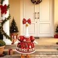 thumbnail image 4 of PYURTEP Porch Goose Outfits, Christmas Porch Goose Outfit with Bow, Cute Decorative Christmas Decorations for Garden Patio, 23 inch, 4 of 7