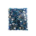 thumbnail image 4 of John Bead 1000-Piece 8mm (SS39) | Royal Blue AB Acrylic Round Flat Back Rhinestones, 4 of 5