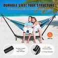 thumbnail image 4 of VEVOR Steel Hammock Stand 450lbs Hammock Frame Fits 9.5-12.6ft Hammocks Portable, 4 of 9