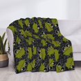 thumbnail image 4 of Throw Blanket for Couch, Cartoon Kawaii Frogs1 Super Soft Fuzzy Comfy Warm Throw Blanket, Cuteness Lightweight Cozy Plush Flannel Blanket & Throws for Sofa and Bed All Season, 4 of 5