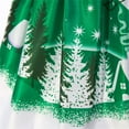 thumbnail image 5 of LNMQLPDBS Christmas Cocktail Dress Christmas Church Dress Red Girls Christmas Dress 4t Dress Church Holiday Party Outfit Girls 14-16 Clothes Kids, Green 3-4 Years, 5 of 7