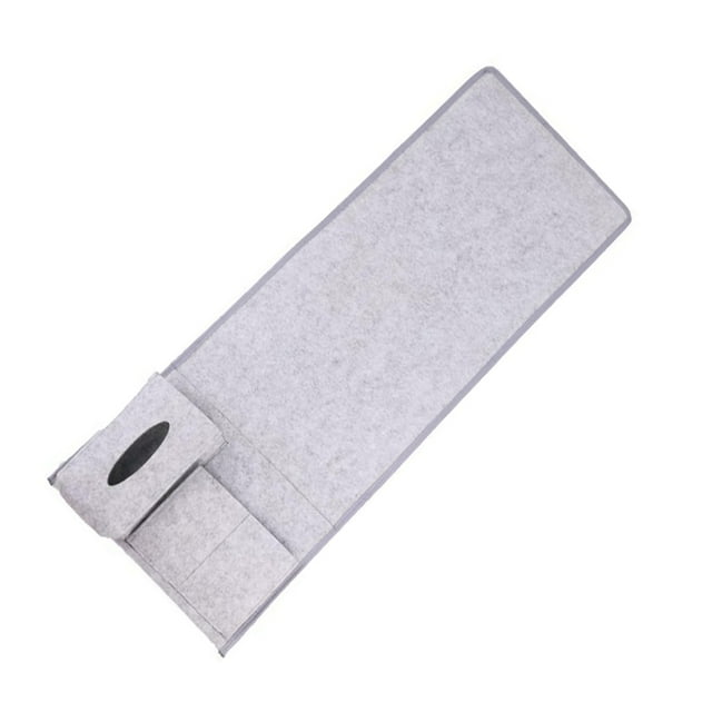 Monstrate Bolsa para sofá colgante de gran capacidad Aspecto hermoso Ahorra espacio Fácil de usar Materiales de primera calidad Fieltro Almacenamiento y organización del hogar Gris claro