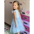 thumbnail image 6 of Arshiner Toddler Tutu Dress Girls Rainbow Tulle Dresses Ruffle Tiered Swing Twirly Summer Sundress, 6 of 6