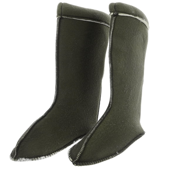 OUNONA 1Pair Soft Warm Boot Liner Green Removable Thermal Insert for Work and Daily Use