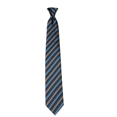 Mens Clip On pre made Stripe Designer Necktie