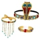 thumbnail image 4 of 3x Antique ian Costume Accessories Beaded Tassel Necklace, Crystal Bracelet Soledad Tocado de reina de Egipto, 4 of 7