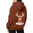 thumbnail image 6 of SRZYMJ Womens Zip Up Christmas Hoodies Oversized Hoodie Sweatshirts Fall School Fashion Outfits Long Sleeve Hooded Jackets Casual Jacket, 6 of 8