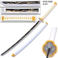 thumbnail image 3 of Wooden Cosplay Anime Swords, Kaiga Ku Sword, Black & Gold Blade, 40 in, 3 of 3