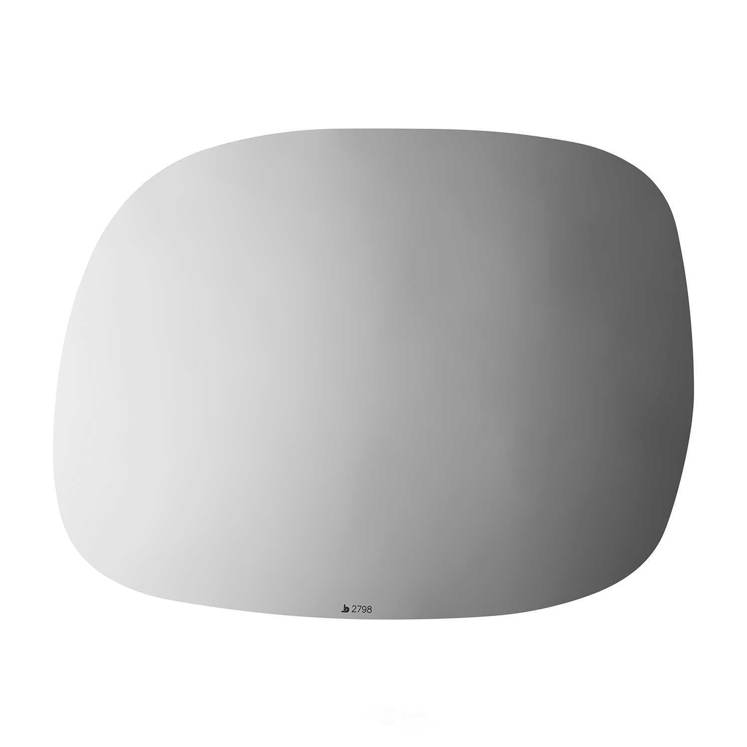 Burco 2798 Driver Side Flat Replacement Mirror Glass for Toyota Sequoia