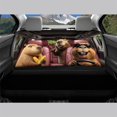 thumbnail image 3 of CHAQLIN Funny Capybara Pattern Car Back Seat Covers with Truck SUV, Non-Slip Dirt and Scratch Proof Seat Cover Protectors(Set of 2), 3 of 7