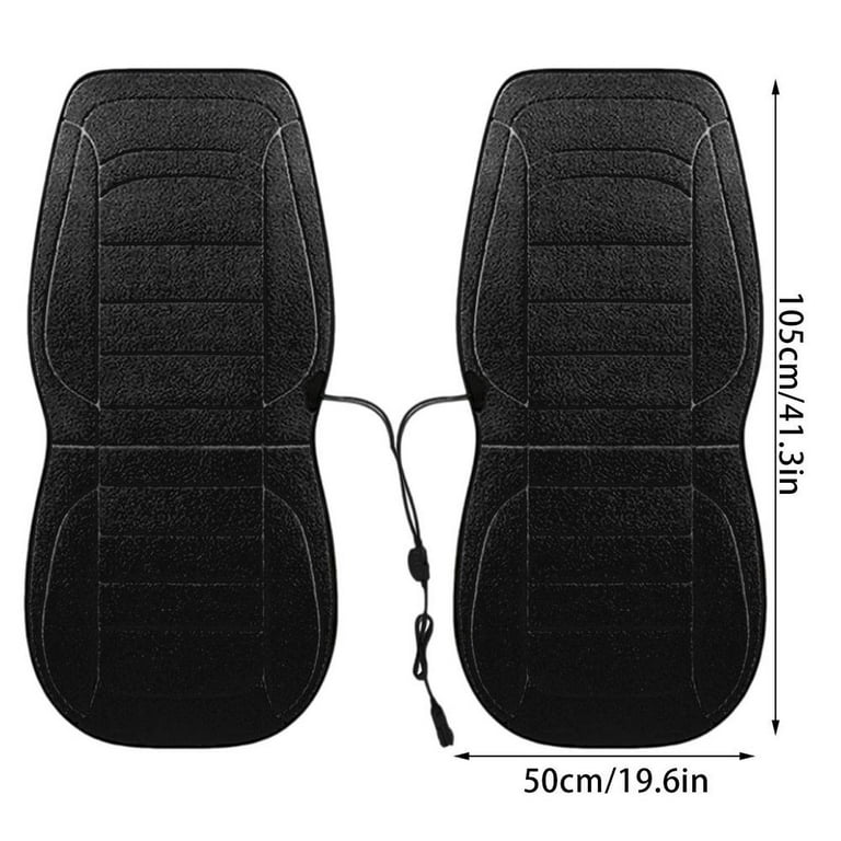 TISHIJIE Car Heated Seat Cushion with Intelligence Temperature Controller,  Heated Seat Cover for Car and Office Chair