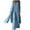 Blue, variant on Women's 3 Piece Outfits Casual Long Sleeve Open Front Long Cardigan Coat and Tank Top with wide Legs Pants Lounge Suits 2024 Fall Dress Shirts Vacation Sets
