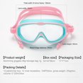 thumbnail image 5 of Kids Big Frame Swimming Goggles With Earplugs Children's Anti-fog Swimming Glasses Boys Girls Pool Beach Eyewear Swim Goggles, 5 of 5